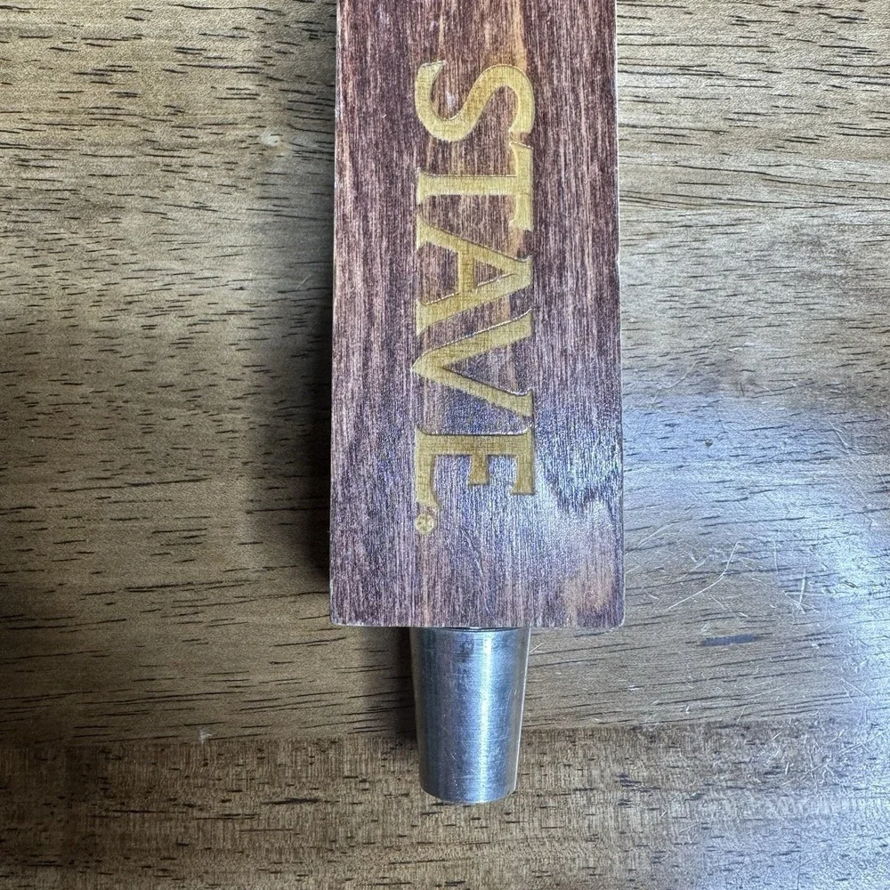 Crooked Stave Brewery Beer Tap Handle Wooden Craft Draft Tap Bar Decor